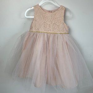 Cat & Jack Formal Toddler Dress with Tulle Skirt